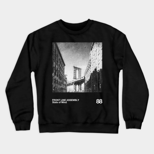 Front Line Assembly ∆∆ Aesthetic Fan Designs Classic Crewneck Sweatshirt by solutesoltey